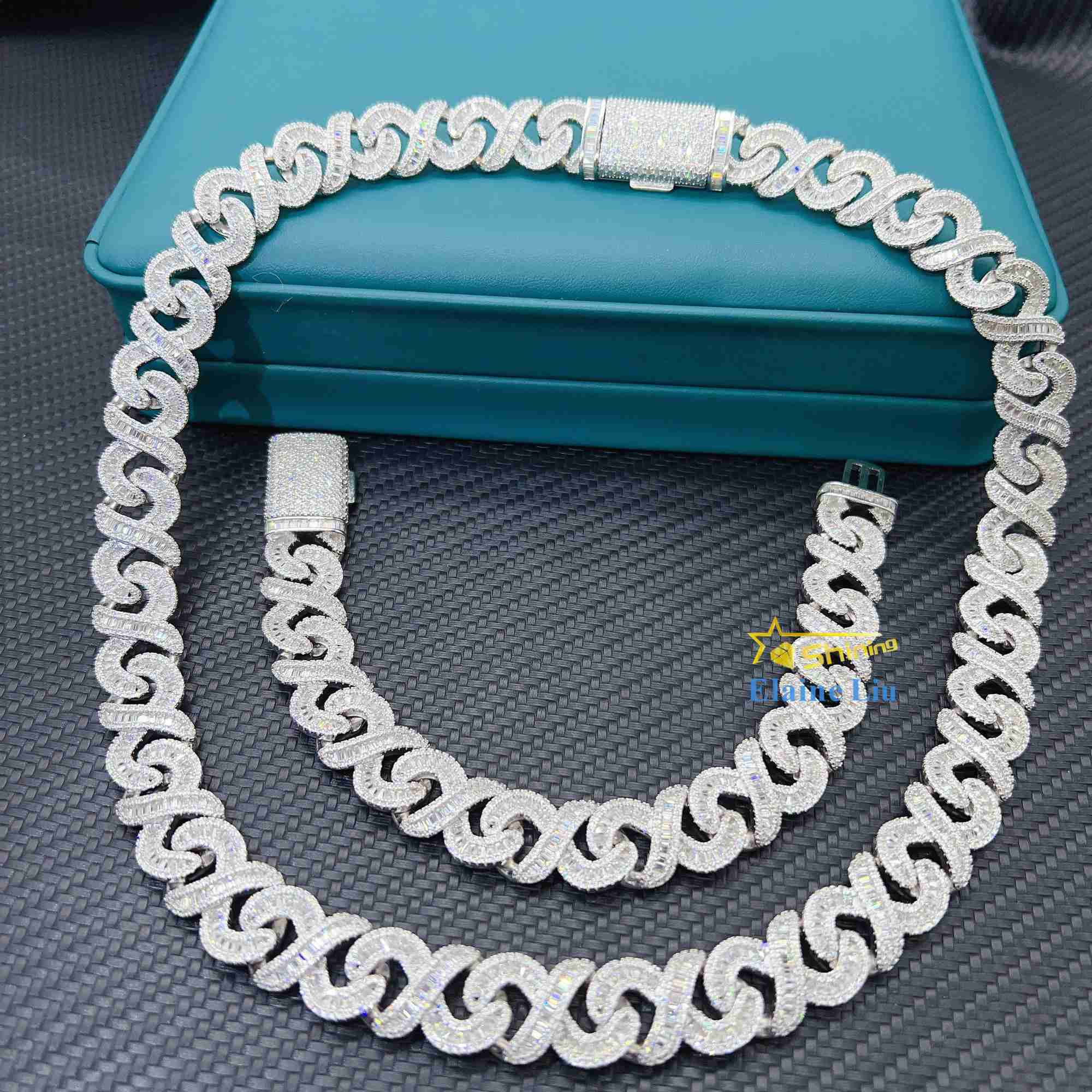 Wholesale Price Miami 925 Sterling Silver Necklace for Men Vvs Moissanite Cuban Link Chain
Wholesale Price Miami 925 Sterling Silver Necklace for Men Vvs Moissanite Cuban Link Chain