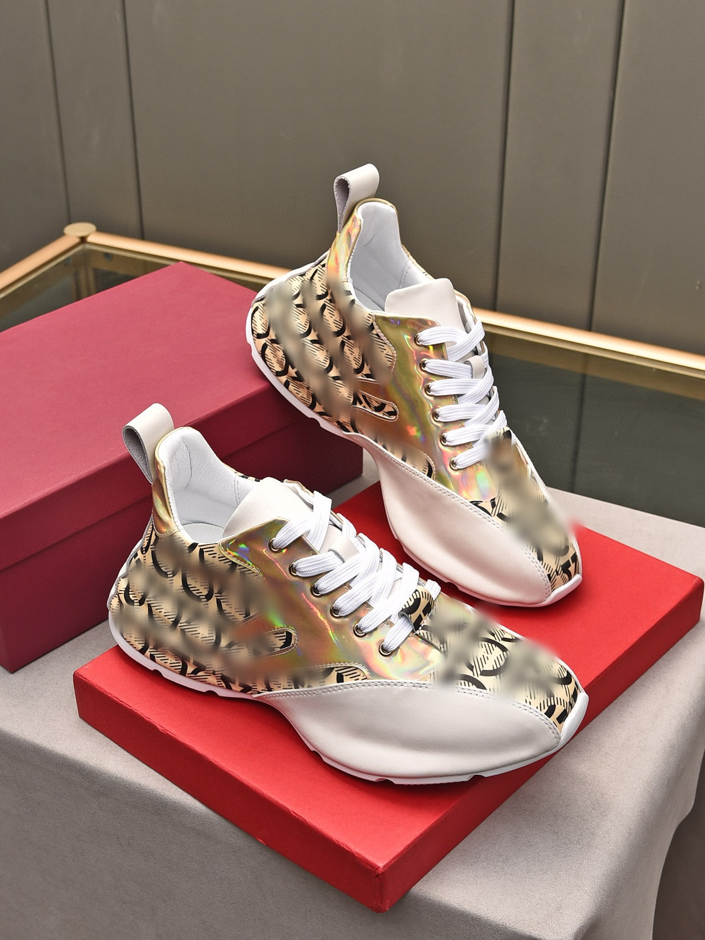 Fashion men designer trainers shoes khai blue letter printed lace up streetwear boy sneakers Luxury Mens casual shoes, Khaki
Fashion men designer trainers shoes khai blue letter printed lace up streetwear boy sneakers Luxury Mens casual shoes, Khaki