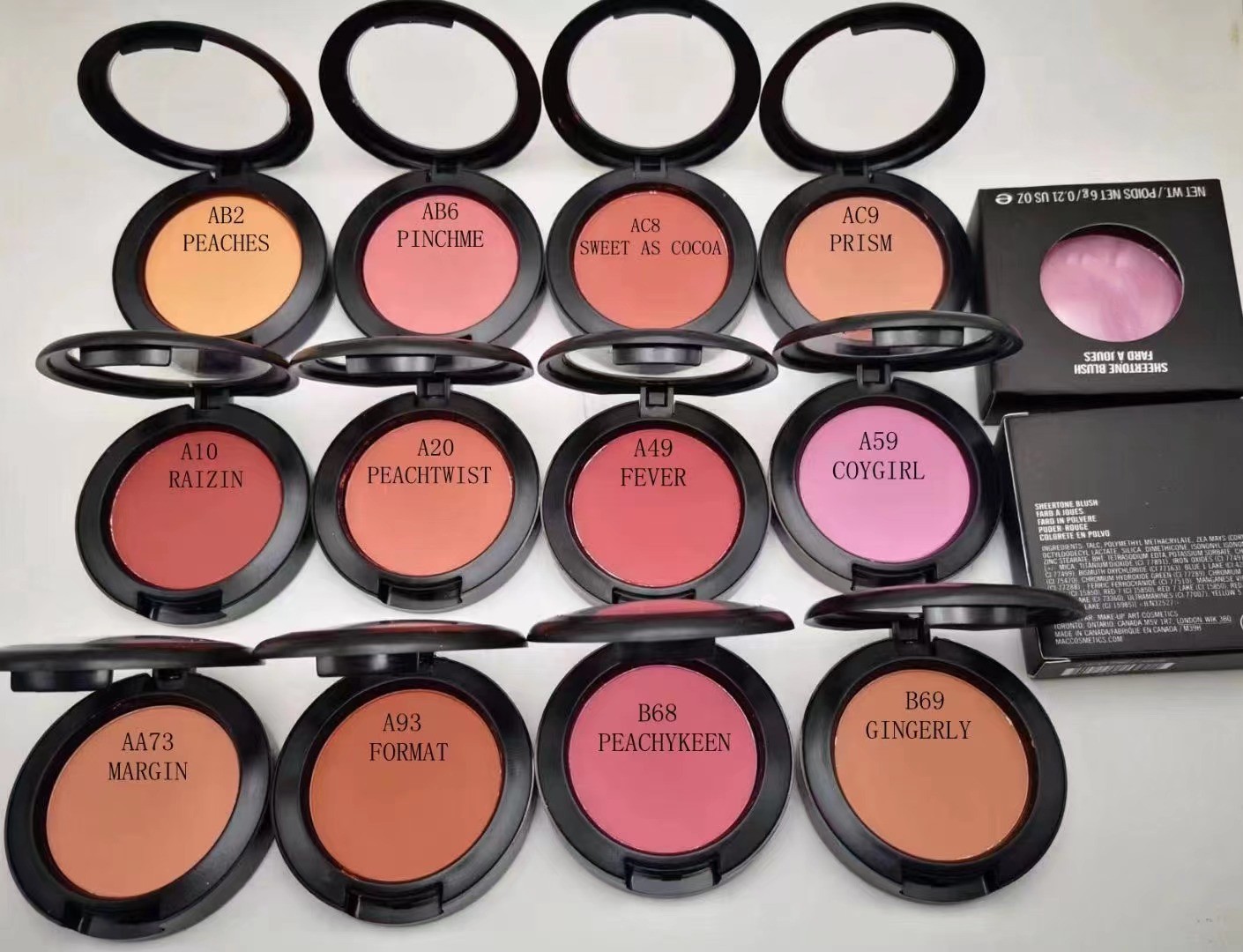 Newest luxury makeup face blusher sheertone blush 12 colors Long-lasting Natural Easy to Wear No Mmirrors No brush 6g, Mixed color
Newest luxury makeup face blusher sheertone blush 12 colors Long-lasting Natural Easy to Wear No Mmirrors No brush 6g, Mixed color