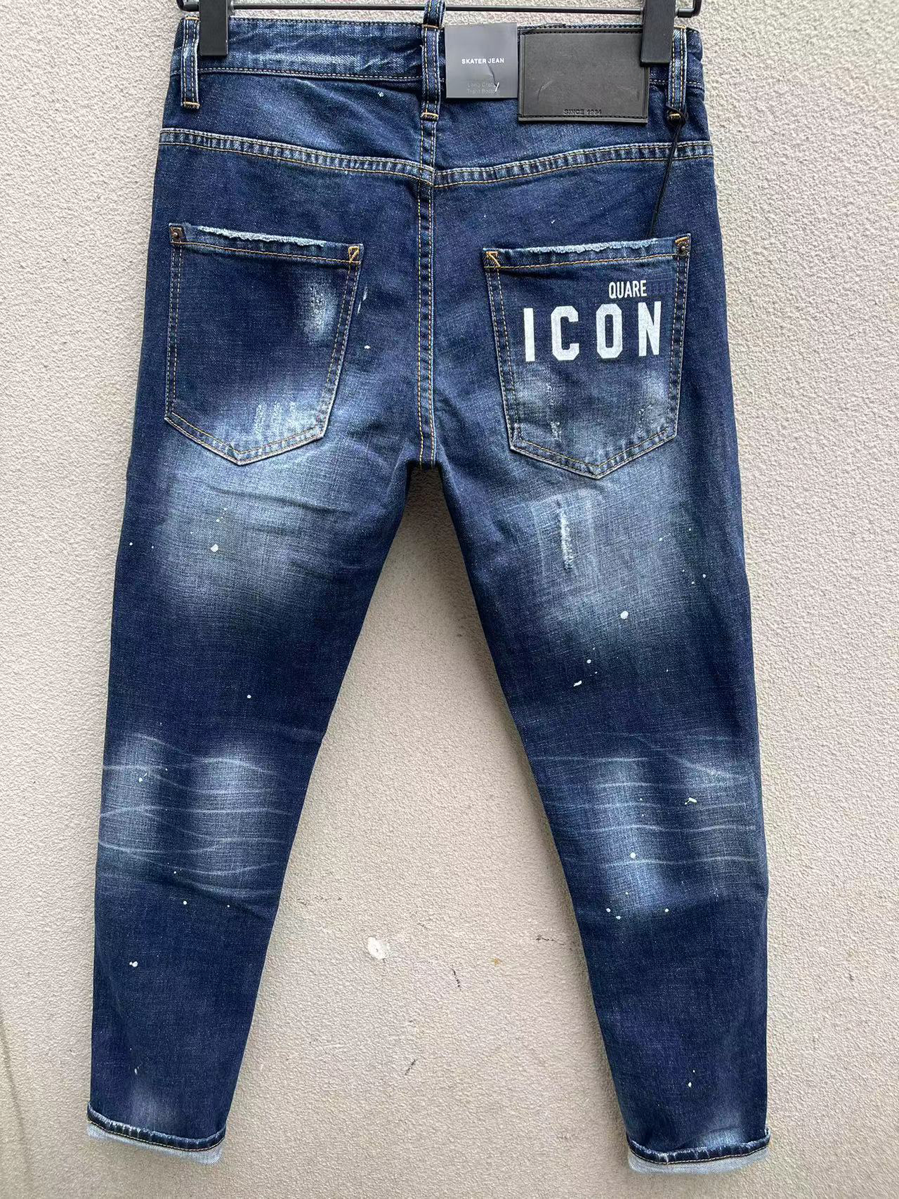 DSQ PHANTOM TURTLE Classic Fashion Man Jeans Hip Hop Rock Moto Mens Casual Design Ripped Jeans Distressed Skinny Denim Biker Jeans 6947, As picture
DSQ PHANTOM TURTLE Classic Fashion Man Jeans Hip Hop Rock Moto Mens Casual Design Ripped Jeans Distressed Skinny Denim Biker Jeans 6947, As picture