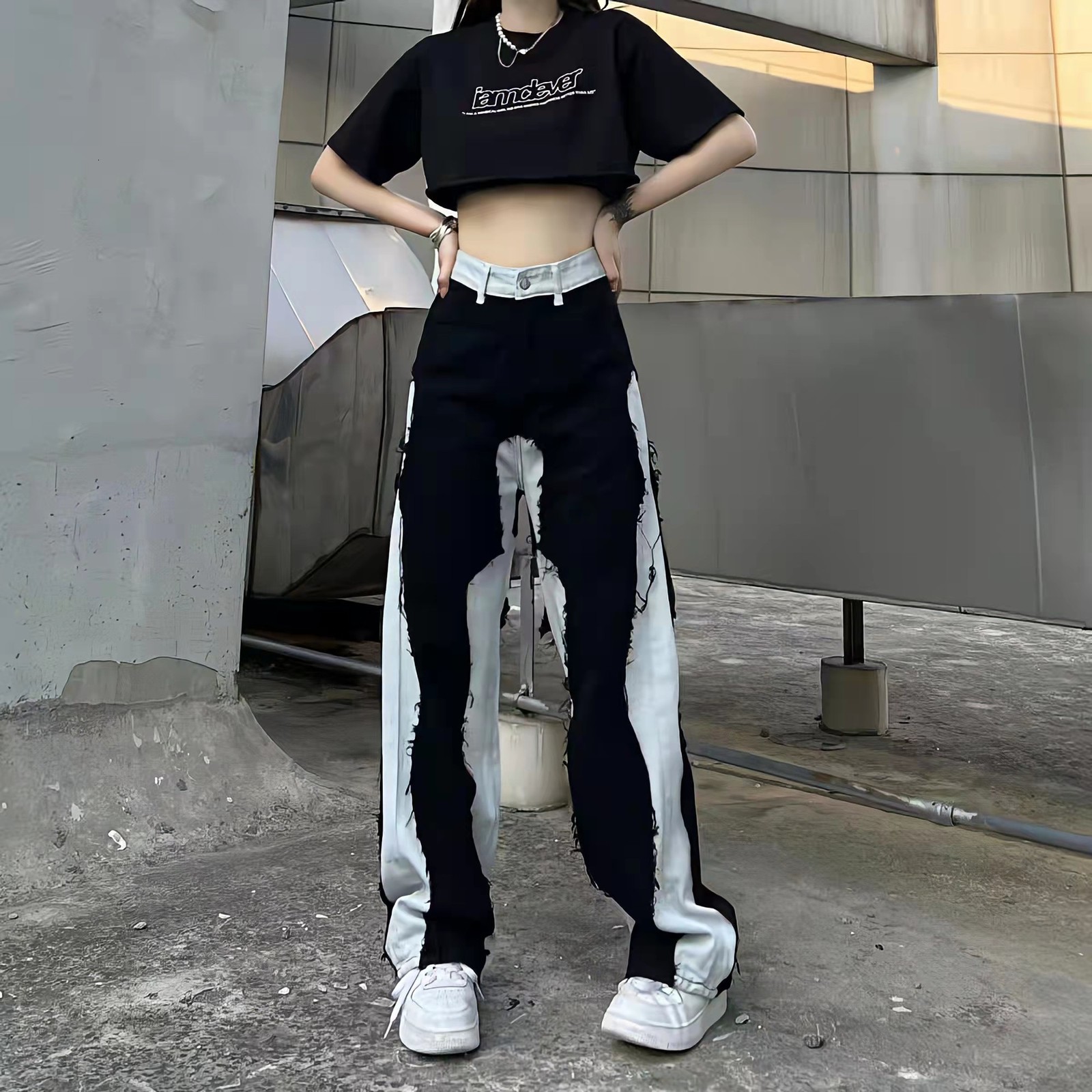 Womens Jeans Oversize Ins Black Women Summer Harajuku Y2k Streetwear High Waist Vintage Straight Wide Leg All Match Baggy Casual Pants 230512
Womens Jeans Oversize Ins Black Women Summer Harajuku Y2k Streetwear High Waist Vintage Straight Wide Leg All Match Baggy Casual Pants 230512