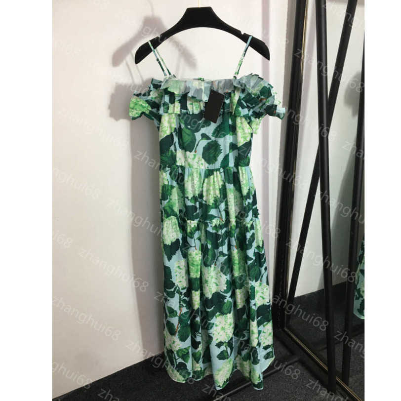 23ss womens designer clothing women dresses summer Dress Temperament floral print one-line neck strapless suspender dress High quality womens clothing a1, 23
23ss womens designer clothing women dresses summer Dress Temperament floral print one-line neck strapless suspender dress High quality womens clothing a1, 23