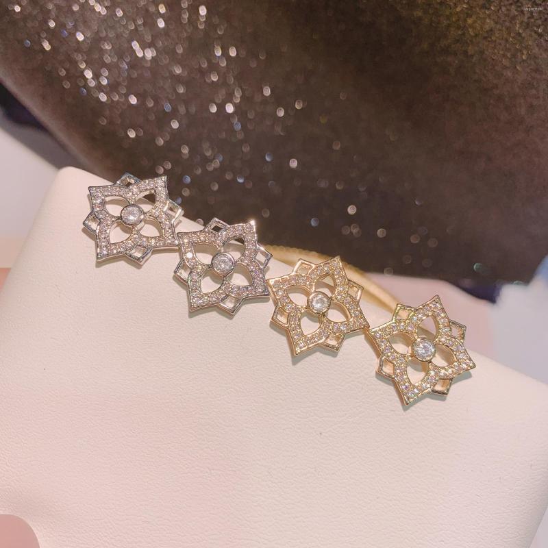 Stud Earrings Fashion Simplicity Quadrilateral Flower Cubic Zircon Boho For Women Crystal Gold Color Jewelry Friends Gift Wedding Party
Stud Earrings Fashion Simplicity Quadrilateral Flower Cubic Zircon Boho For Women Crystal Gold Color Jewelry Friends Gift Wedding Party