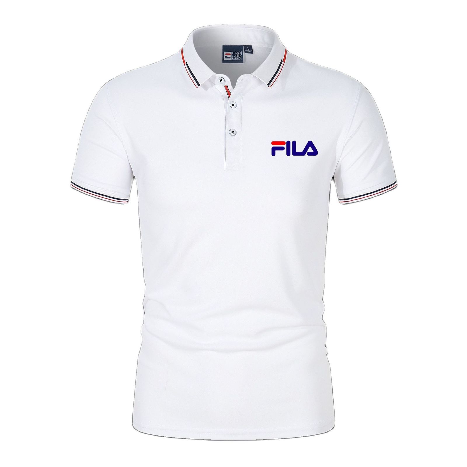 Men's Polos spring and summer men's polo shirt casual standup collar slim breathable top Tshirt fashion young men's short sleeves 23051