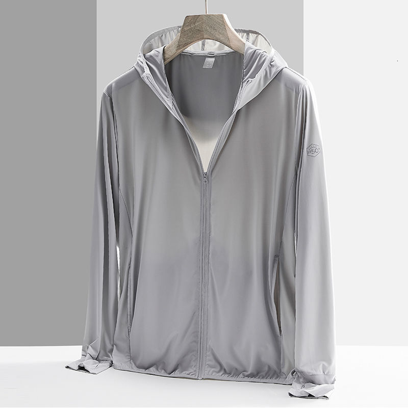 Women's Jackets Ice Silk Sun-Proof Female Clothing Loose Oversize Hooded Jackets Summer Outdoor Travel Fishing Thin Cardigan Zipper Coat 230512
