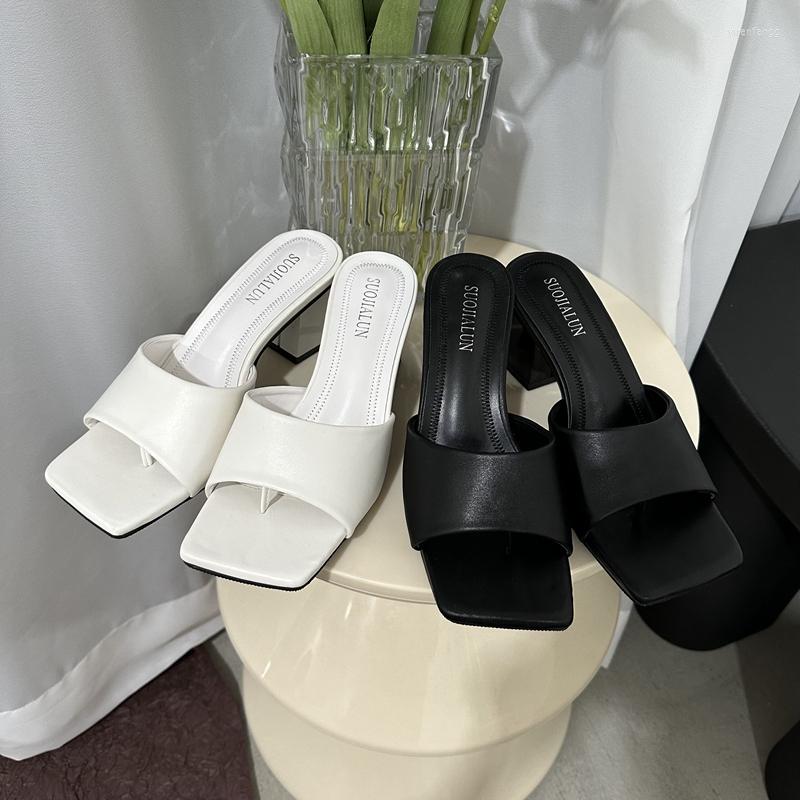 Dress Shoes Women Summer Sandals Strange Heels Mules Square Toes High Sexy Ladies Slip On Party Nightclub Slippers Slides For, Black
Dress Shoes Women Summer Sandals Strange Heels Mules Square Toes High Sexy Ladies Slip On Party Nightclub Slippers Slides For, Black
