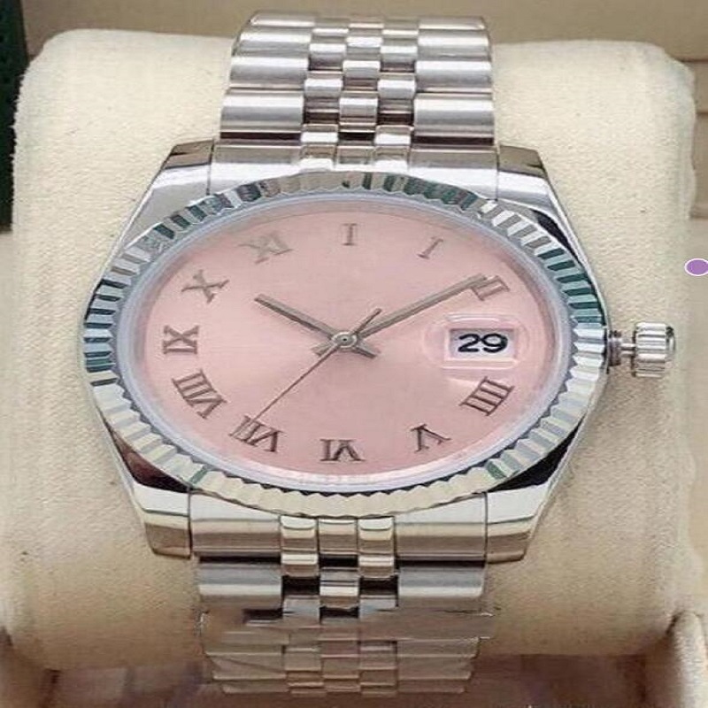 Womens Watches 31MM Lady mechanical automatic watch light outer ring stainless steel wristwatch fashion Sapphire mirror watch master wristwatches, 14
Womens Watches 31MM Lady mechanical automatic watch light outer ring stainless steel wristwatch fashion Sapphire mirror watch master wristwatches, 14
