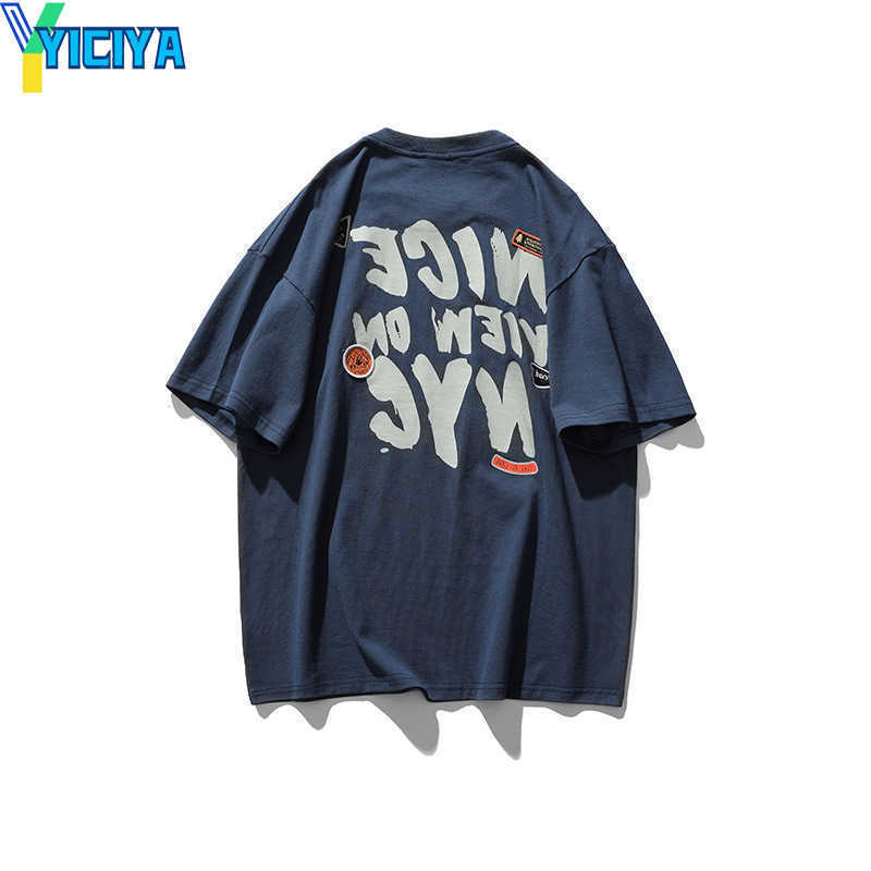 YICIYA Yidao Ancient Style 2023 Summer New Men's Fashion Letter Printing Loose Couple Short Sleeve T-shirt Men's Fashion Brand Half Sleeve, Creamy-white
YICIYA Yidao Ancient Style 2023 Summer New Men's Fashion Letter Printing Loose Couple Short Sleeve T-shirt Men's Fashion Brand Half Sleeve, Creamy-white