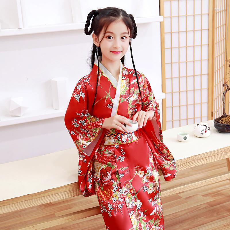 Ethnic Clothing Novelty Floral Print Children Party Dress Japanese Style Baby Girl Kimono Obi Vintage Yukata Kid Cospaly Costume
Ethnic Clothing Novelty Floral Print Children Party Dress Japanese Style Baby Girl Kimono Obi Vintage Yukata Kid Cospaly Costume
