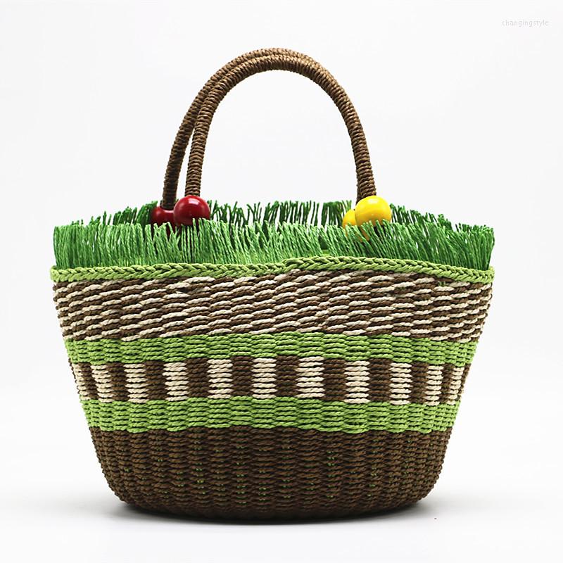 Evening Bags Green Hand Woven Women Handbag Summer Beach Bag Fashion Travel Basket
Evening Bags Green Hand Woven Women Handbag Summer Beach Bag Fashion Travel Basket