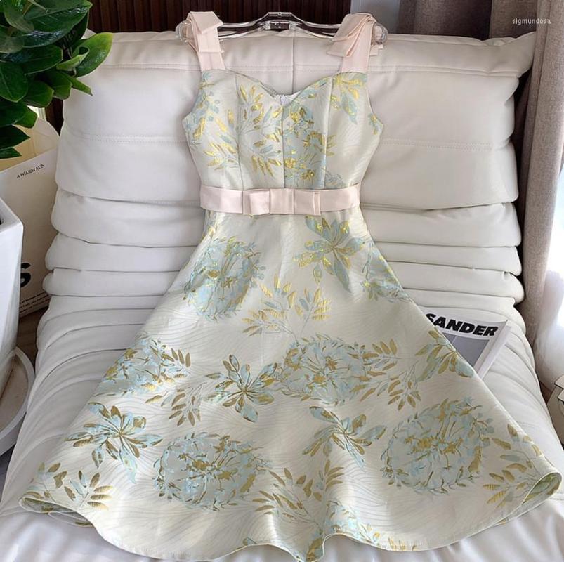 Casual Dresses France High Quality Summer Party Dress Sexy Women' V Neck Bow Spaghetti Strap Flower Print Ladies Sleeveless Ball Gown, Turquoise
Casual Dresses France High Quality Summer Party Dress Sexy Women' V Neck Bow Spaghetti Strap Flower Print Ladies Sleeveless Ball Gown, Turquoise