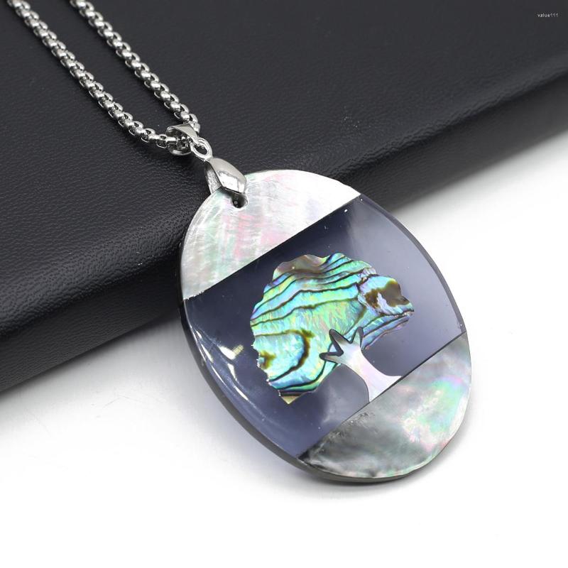 Pendant Necklaces Natural Shell Necklace Tree Of Life For Women Men Jewelry Trendy Gift 50x40mm
Pendant Necklaces Natural Shell Necklace Tree Of Life For Women Men Jewelry Trendy Gift 50x40mm