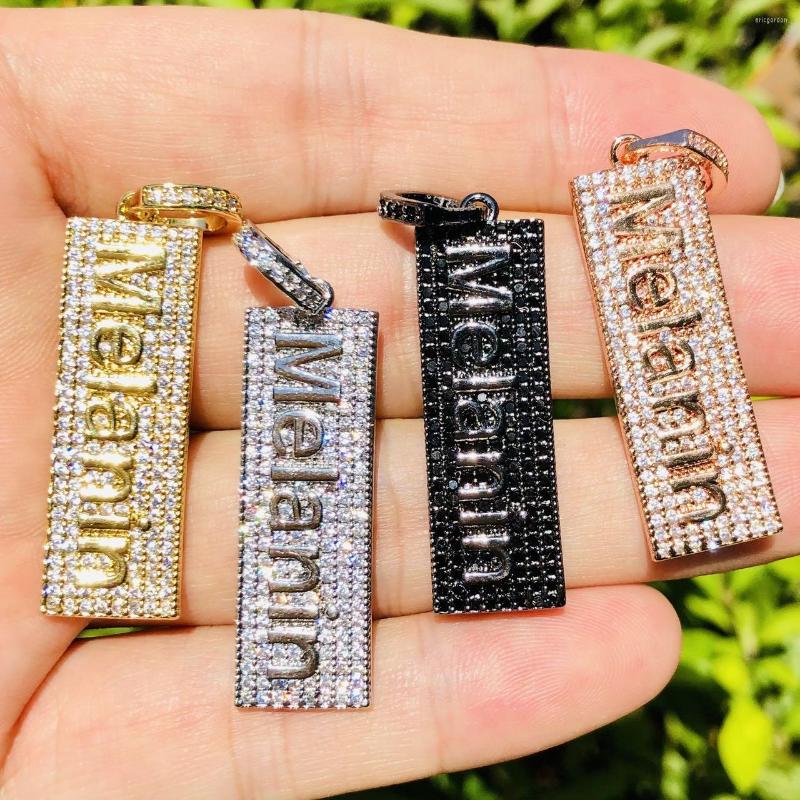 Charms 5Pcs Cubic Zirconia Pave Melanin Word Gold Plated Letter Pendant For Woman Bracelet Necklace Bangle Jewelry Making Tags
Charms 5Pcs Cubic Zirconia Pave Melanin Word Gold Plated Letter Pendant For Woman Bracelet Necklace Bangle Jewelry Making Tags