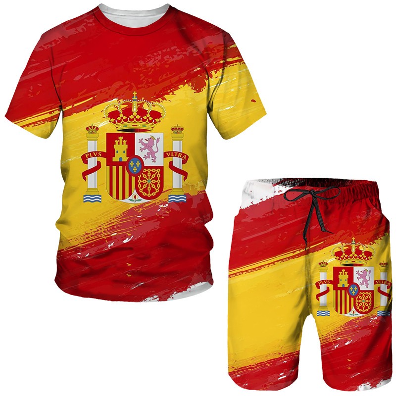 Men's National Emblem Series 2-piece Sportswear Hip Hop Harajuku Shorts+T-shirt Set Street Hip Hop Top, Purple
Men's National Emblem Series 2-piece Sportswear Hip Hop Harajuku Shorts+T-shirt Set Street Hip Hop Top, Purple