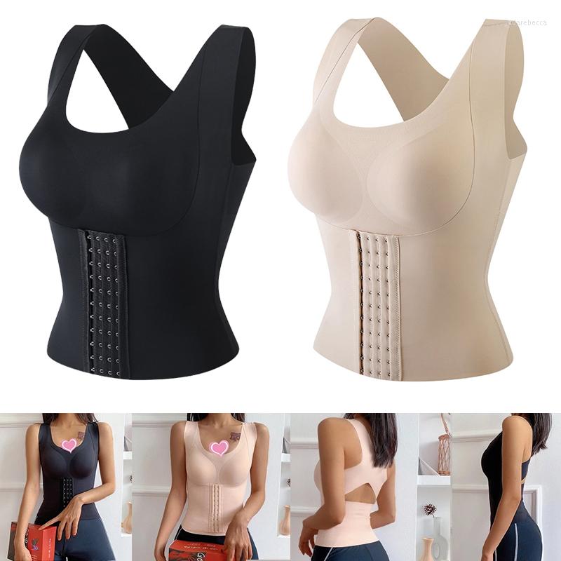 Women's Shapers Women Slimming Body Shaper Back Support Posture Corrector Underwear Tummy Control Waist Trainer Vest Shapewear Seamless Tank, Black
Women's Shapers Women Slimming Body Shaper Back Support Posture Corrector Underwear Tummy Control Waist Trainer Vest Shapewear Seamless Tank, Black