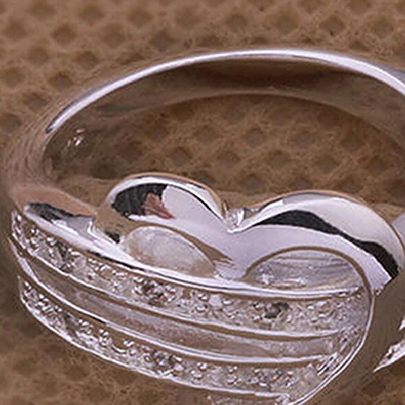 Cluster Rings Women's 925 Sterling Silver Love Heart Zirconia Wedding Ring US 7-9
Cluster Rings Women's 925 Sterling Silver Love Heart Zirconia Wedding Ring US 7-9
