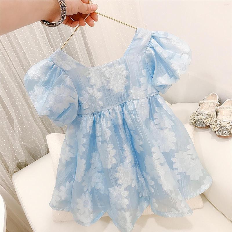 Girl Dresses Girls Summer Dress French Jacquard Blue Crewneck Short Sleeve A Line Casual Home For 0 To 6 Years Old Tea Party, Sky blue
Girl Dresses Girls Summer Dress French Jacquard Blue Crewneck Short Sleeve A Line Casual Home For 0 To 6 Years Old Tea Party, Sky blue