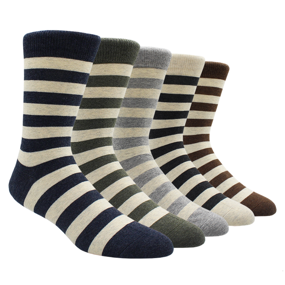 Men's Socks Size 4148 Casual Fashion Cotton Funny Long Women Men Socks Contrast Color Rainbow Larger Size Stripe Socks for Men 230512