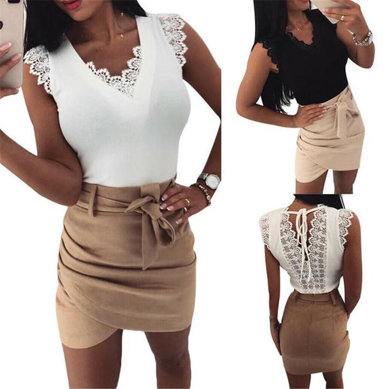 T-Shirt Factory Direct Sales Women Ladies Summer Lace Vest Top Sleeveless Casual TShirt New, Black
T-Shirt Factory Direct Sales Women Ladies Summer Lace Vest Top Sleeveless Casual TShirt New, Black
