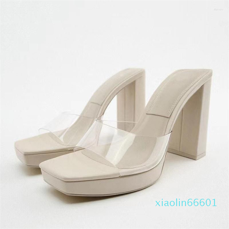 Sandals IceyZoey For Women High Heel Shoes Platform Transparent Outdoor Ins Fashion Casual Daily Female Footwear Size 36-41, Beige
Sandals IceyZoey For Women High Heel Shoes Platform Transparent Outdoor Ins Fashion Casual Daily Female Footwear Size 36-41, Beige