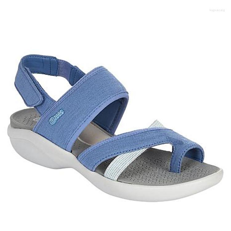 Sandals Women Fashion Female Slides Wedges Platform Shoes, Blue