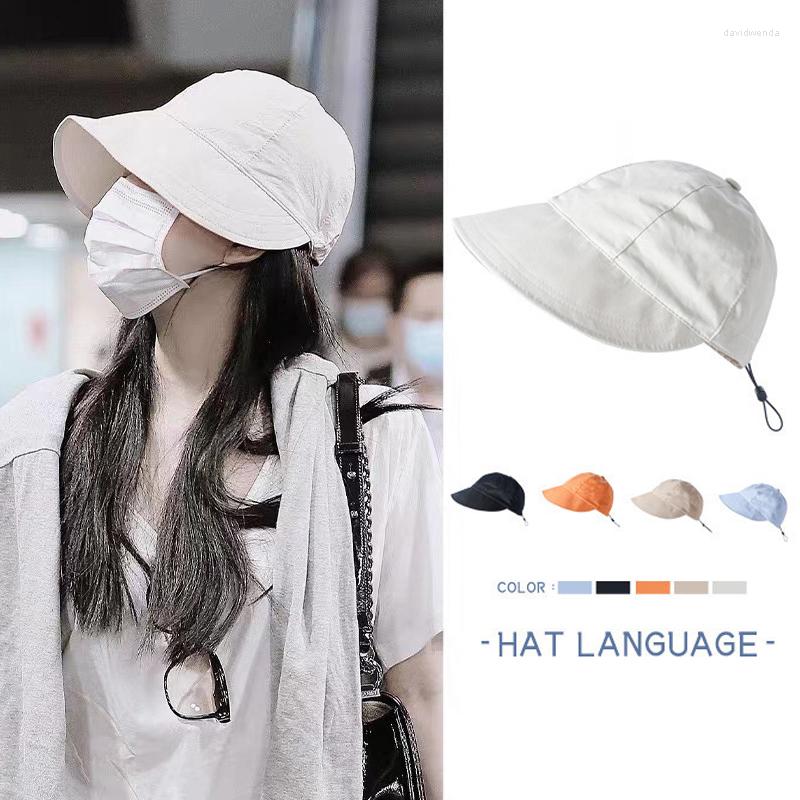 Wide Brim Hats Sun Protection Fisherman Cap Hat Drawstring Caps Summer Quick-drying Visors Portable Adjustable, 1pc headband
Wide Brim Hats Sun Protection Fisherman Cap Hat Drawstring Caps Summer Quick-drying Visors Portable Adjustable, 1pc headband