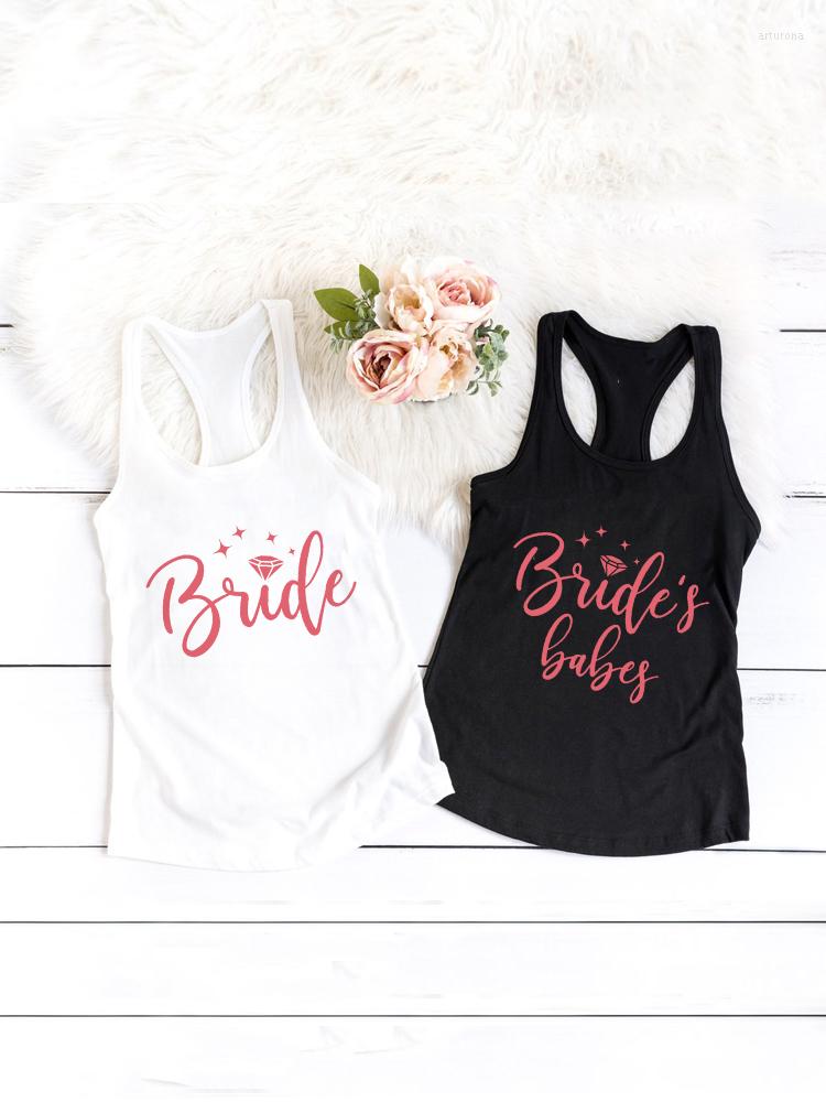 Women' Tanks Bachelorette Party Bridesmaid Tank Tops Bridal Shirts Hen Bride Racerbacks Wedding Outfits, G13445-a029bk-
Women' Tanks Bachelorette Party Bridesmaid Tank Tops Bridal Shirts Hen Bride Racerbacks Wedding Outfits, G13445-a029bk-