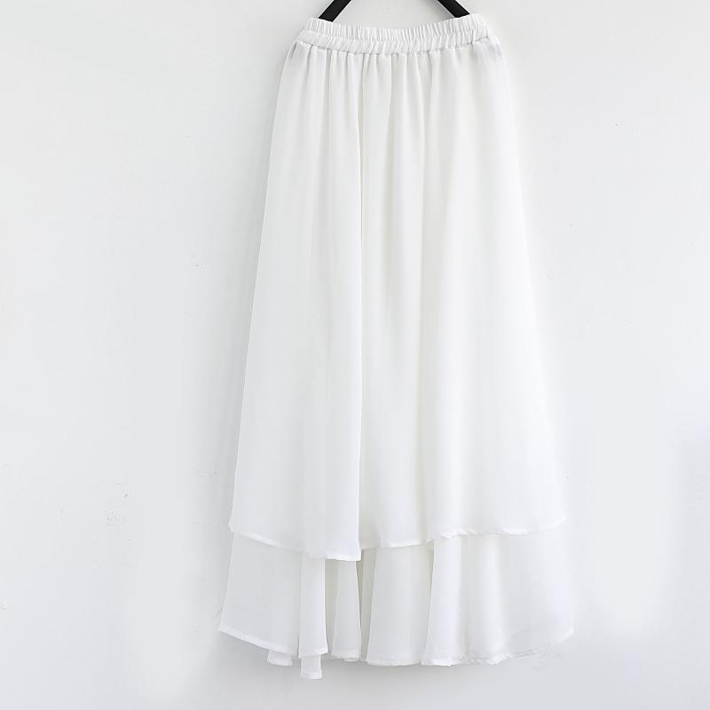 Skirts Summer Tower Skirt Original National Wind Retro Literature High Waist Longuette Double-deck Chiffon Women D282, White
Skirts Summer Tower Skirt Original National Wind Retro Literature High Waist Longuette Double-deck Chiffon Women D282, White