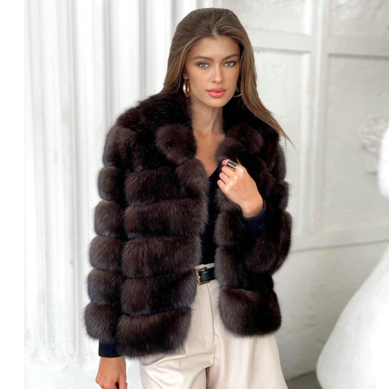 Women's Fur Women Natural Jacket Turn-down Collar Thick Warm Overcoats Female Winter Fashion 2023 Sable Color Coats, Picture shown
Women's Fur Women Natural Jacket Turn-down Collar Thick Warm Overcoats Female Winter Fashion 2023 Sable Color Coats, Picture shown