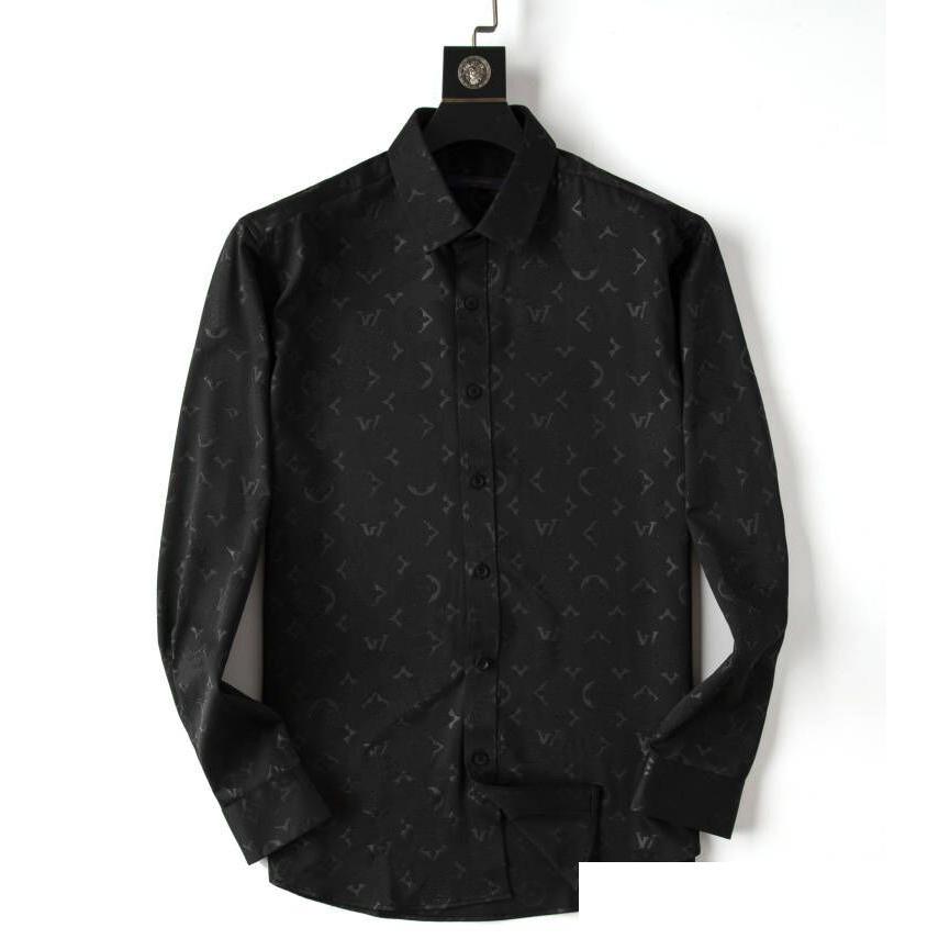 Other Apparel Designers Mens Dress Shirts Business Fashion Casual Classic Bberry Sleeve Shirt Brands Men Spring Slim Fit Che Dhrca
Other Apparel Designers Mens Dress Shirts Business Fashion Casual Classic Bberry Sleeve Shirt Brands Men Spring Slim Fit Che Dhrca