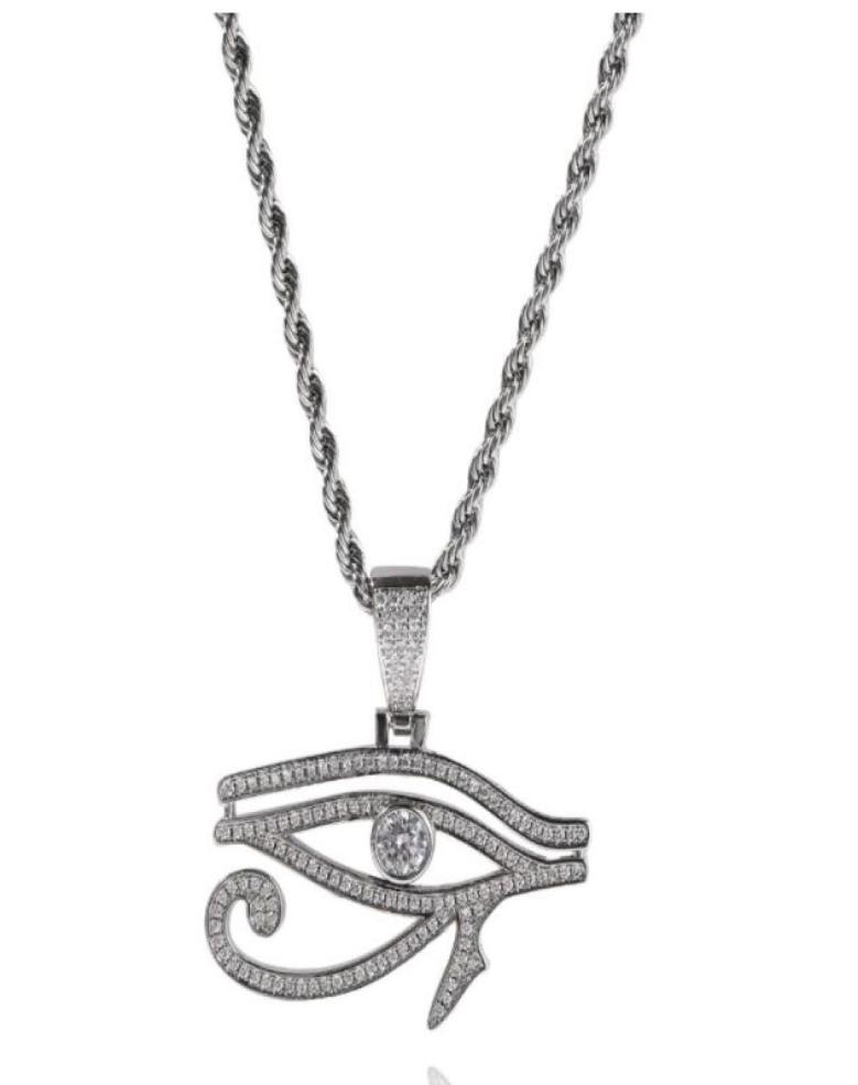 Hip Hop Necklaces AAA CZ Stone Paved Bling Iced Out Eye of Horus Pendants Necklaces for Men Rapper Jewelry8277152
Hip Hop Necklaces AAA CZ Stone Paved Bling Iced Out Eye of Horus Pendants Necklaces for Men Rapper Jewelry8277152