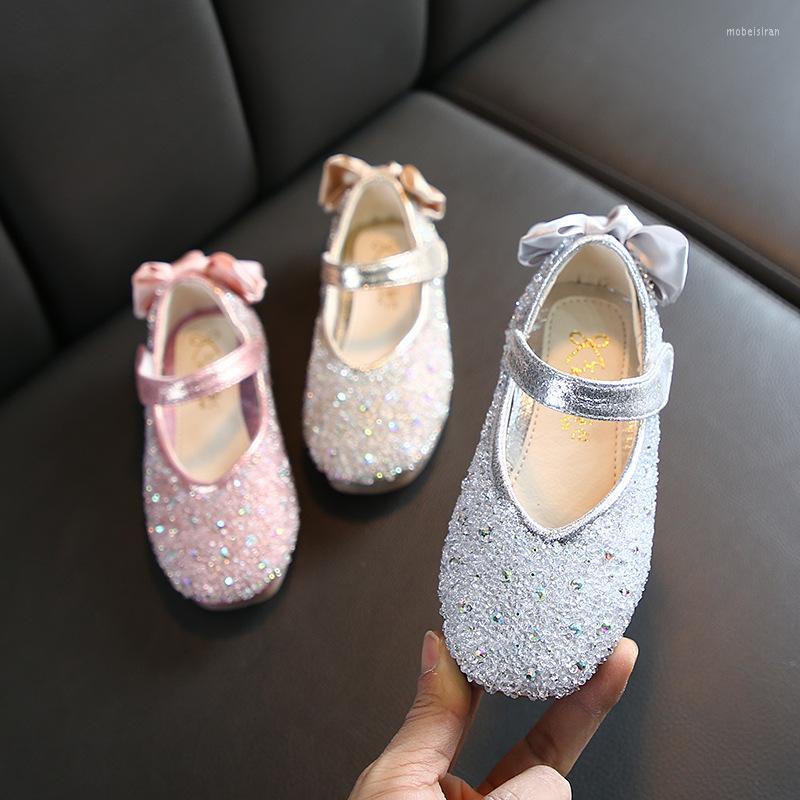 Flat Shoes Baby Leather Fashion Sequins Bow Princess Toddler Girls Children Rhinestones Pu Dance Kids E562, Silver
Flat Shoes Baby Leather Fashion Sequins Bow Princess Toddler Girls Children Rhinestones Pu Dance Kids E562, Silver