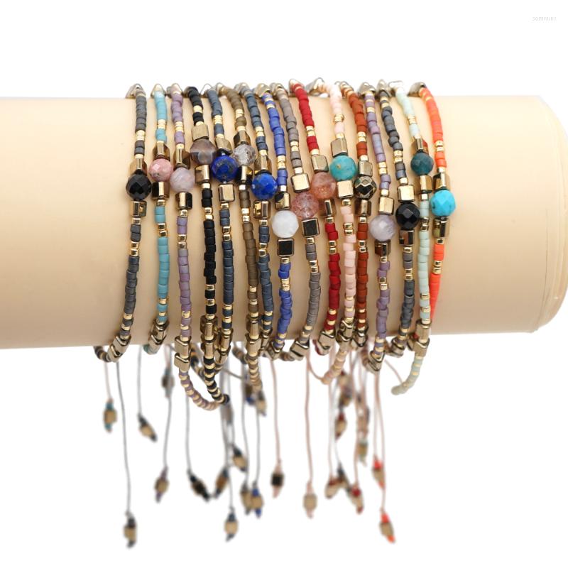 Charm Bracelets Shinus Miyuki Seed Beads Natural Stone Vintage Bracelet For Girl Friends Gift Women Simple Pulseras Jewelry
Charm Bracelets Shinus Miyuki Seed Beads Natural Stone Vintage Bracelet For Girl Friends Gift Women Simple Pulseras Jewelry