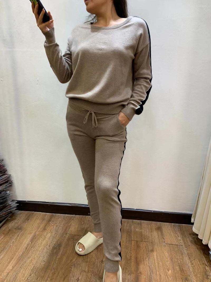 Women' Two Piece Pants 2023 O-neck Wool Time-limited Sale Women Outfits Knitted Cashmere Suit Fashion Knit Pullover Casual Trousers Set, Gray
Women' Two Piece Pants 2023 O-neck Wool Time-limited Sale Women Outfits Knitted Cashmere Suit Fashion Knit Pullover Casual Trousers Set, Gray