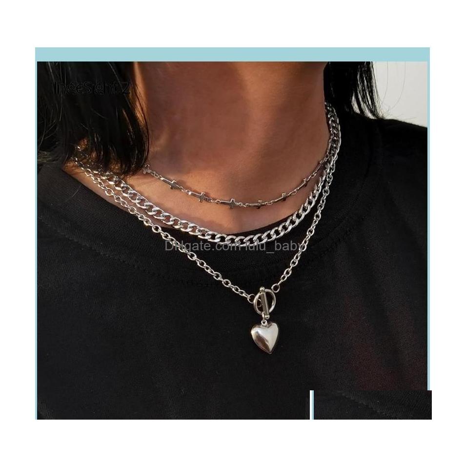 Chains Necklaces Pendants Jewelrychains Ingesight.Z 3Pcs/Set Stainless Steel Toggle Lasso Love Heart Pendant Necklace For Women Men Dhuak
Chains Necklaces Pendants Jewelrychains Ingesight.Z 3Pcs/Set Stainless Steel Toggle Lasso Love Heart Pendant Necklace For Women Men Dhuak