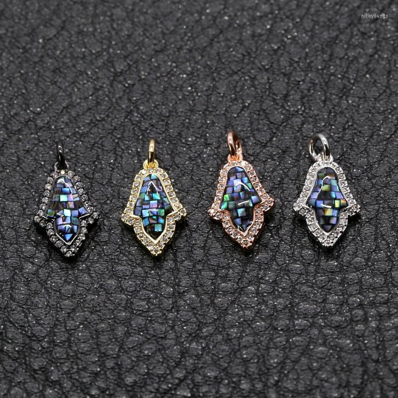 Charms CZ Cubic Zircon Shell Hand Pendants Copper Accessories For Jewelry Making Bracelets Necklaces Women Men Beads Charm
Charms CZ Cubic Zircon Shell Hand Pendants Copper Accessories For Jewelry Making Bracelets Necklaces Women Men Beads Charm