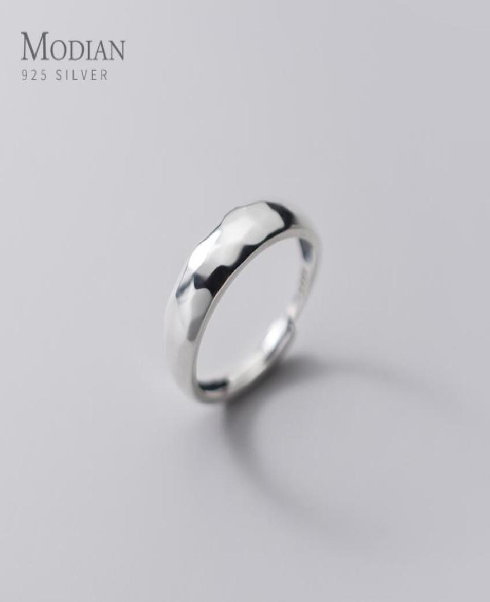 Modian 925 Sterling Silver Geometric Cut Resizeable Finger Rings for Women Men Simple Stackable Wedding Bands Fine Jewelry8567168
Modian 925 Sterling Silver Geometric Cut Resizeable Finger Rings for Women Men Simple Stackable Wedding Bands Fine Jewelry8567168