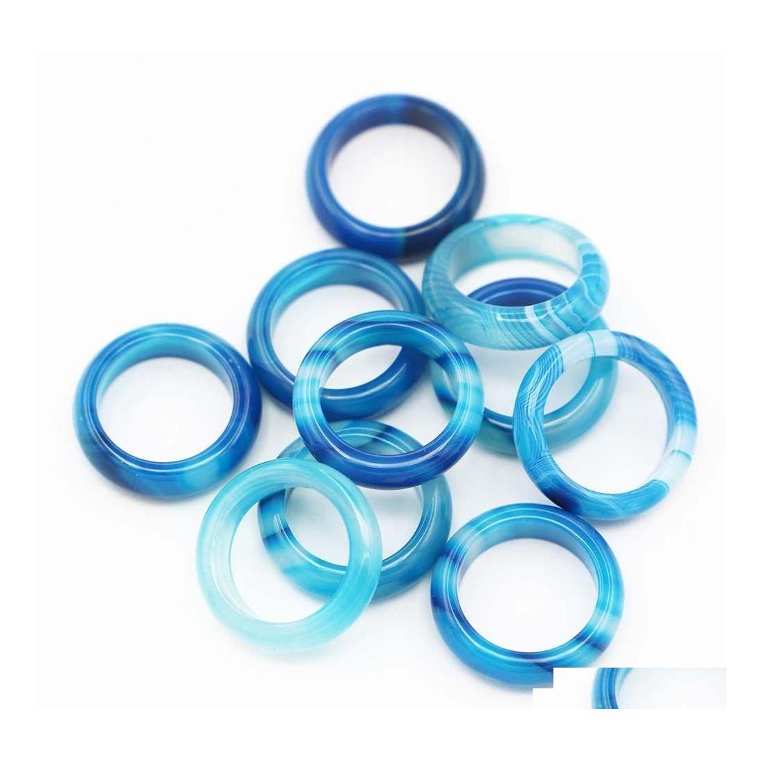 Band Rings 6Mm Blue Stripe Agate Stone Women Finger Ring Size 17Mm Drop Delivery Jewelry Dhriw Dhkuz
Band Rings 6Mm Blue Stripe Agate Stone Women Finger Ring Size 17Mm Drop Delivery Jewelry Dhriw Dhkuz