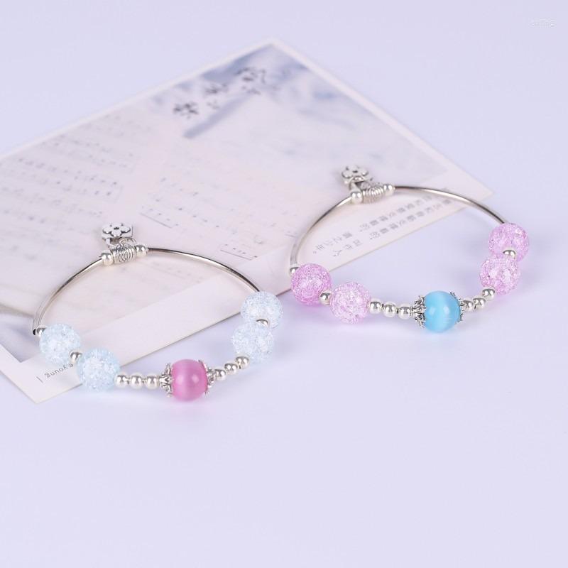 Charm Bracelets Hipster Fashion Cool Simple Glass Popcorn Crystal Bracelet Female Student Girlfriends Gift Small Jewelry
Charm Bracelets Hipster Fashion Cool Simple Glass Popcorn Crystal Bracelet Female Student Girlfriends Gift Small Jewelry