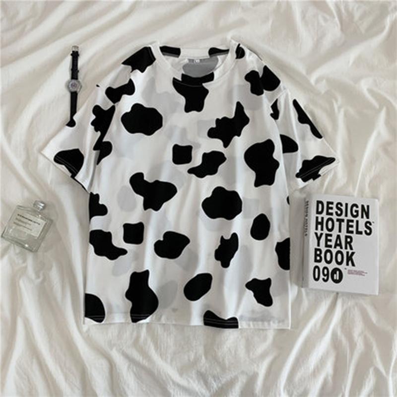 T-Shirt Streetwear Tops Harajuku Tees Fashion Harajuku TShirt Woman Tshirts Cow Print Oversized Casual Loose Short Sleeve Tshirt, Beige
T-Shirt Streetwear Tops Harajuku Tees Fashion Harajuku TShirt Woman Tshirts Cow Print Oversized Casual Loose Short Sleeve Tshirt, Beige