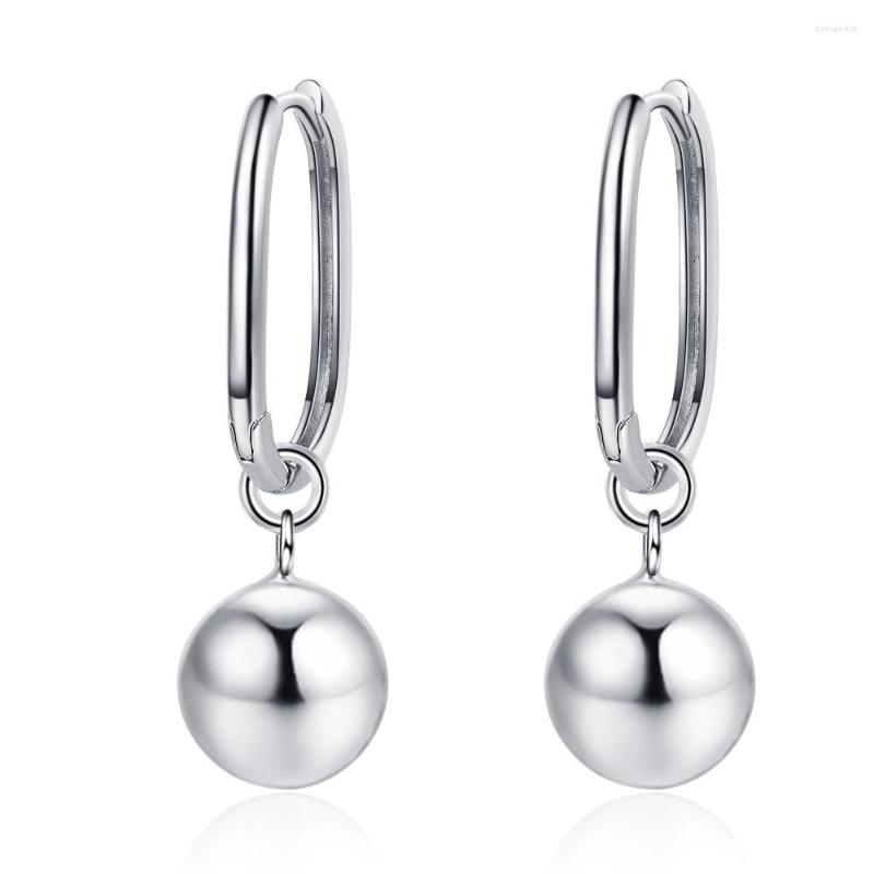 Hoop Earrings 925 Sterling Silver Long Round Bead Earring Buckle For Women Girl Minimalism Personalized Versatile Fine Jewelry Gift
Hoop Earrings 925 Sterling Silver Long Round Bead Earring Buckle For Women Girl Minimalism Personalized Versatile Fine Jewelry Gift