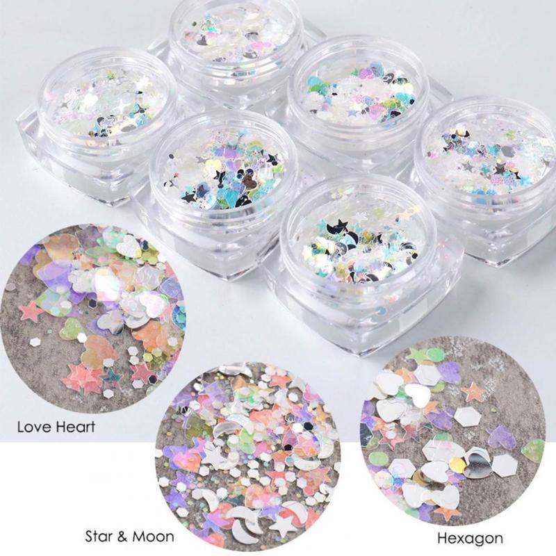 Nail Glitter Box Flakes Vibrant Color Temperature Resistance ABS Holographic For Makeup Accessories
Nail Glitter Box Flakes Vibrant Color Temperature Resistance ABS Holographic For Makeup Accessories