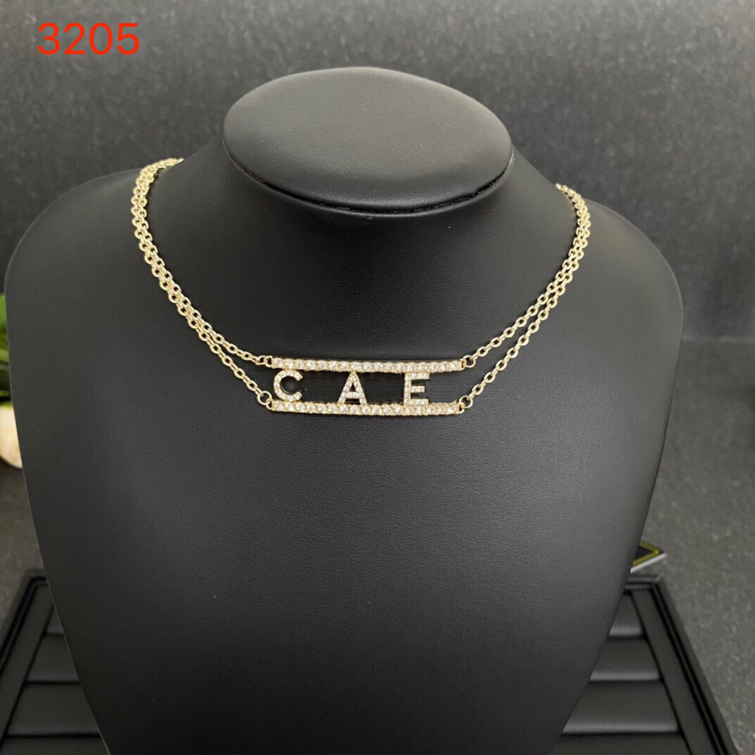 Fashion 18K Gold Letter Pendant Necklace 2023 Brand Logo Chain Design for Women Long Chain Classic Birthday Gift Stainless Steel Pendant Necklace Wholesale
Fashion 18K Gold Letter Pendant Necklace 2023 Brand Logo Chain Design for Women Long Chain Classic Birthday Gift Stainless Steel Pendant Necklace Wholesale