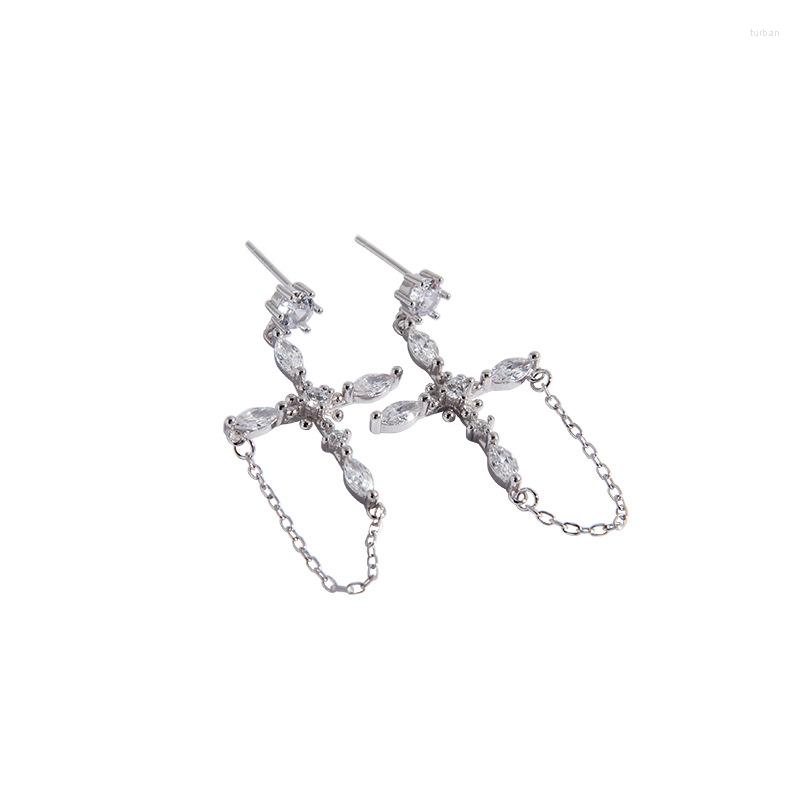 Hoop Earrings 925 Sterling Silver Small Design Sense Simple Personality Renaissance Cross Female
Hoop Earrings 925 Sterling Silver Small Design Sense Simple Personality Renaissance Cross Female