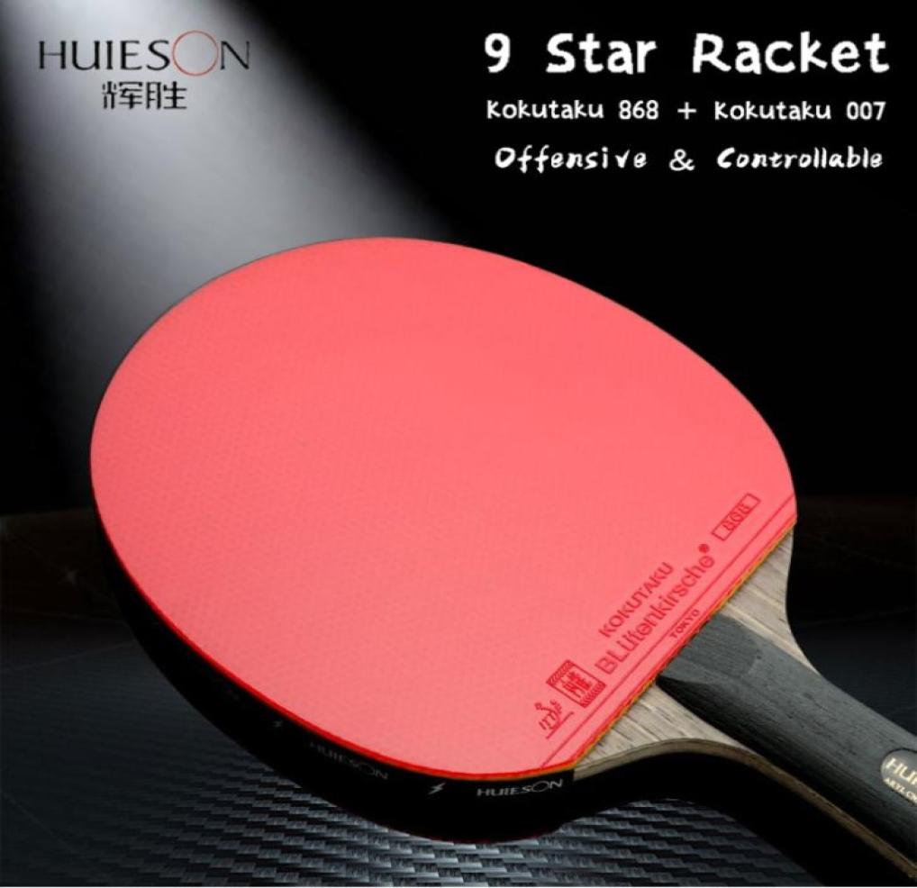 Huieson Table Tennis Racket Professional 9 Star Ping Pong Racket 7 Ply Arylate Carbon Pingpong Blade Sticky Rubber5134427
Huieson Table Tennis Racket Professional 9 Star Ping Pong Racket 7 Ply Arylate Carbon Pingpong Blade Sticky Rubber5134427