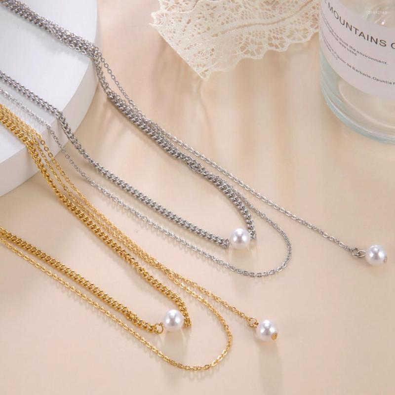 Pendant Necklaces Teamer Trendy Imitation Pearls Choker Necklace For Women Girls Elegant Double Layer Chain Jewelry Valentine's Day Gift
Pendant Necklaces Teamer Trendy Imitation Pearls Choker Necklace For Women Girls Elegant Double Layer Chain Jewelry Valentine's Day Gift