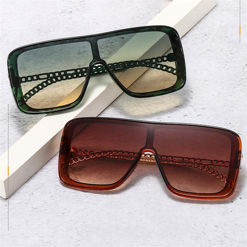 Sunglasses Big Box Square Personality One Piece Man With UV Drive Shading Glasses Fashion Tide Ladies Chain
Sunglasses Big Box Square Personality One Piece Man With UV Drive Shading Glasses Fashion Tide Ladies Chain