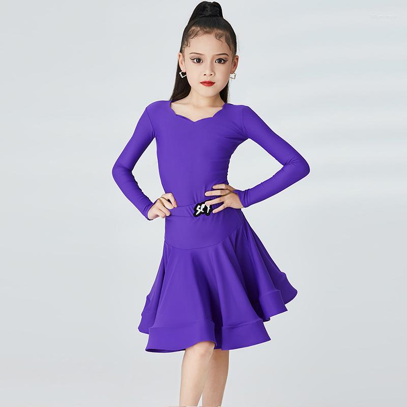 Stage Wear Latin Dance Competition Costume Purple Split Suit Bodysuit Skirt ChaCha Outfit Girls Rumba Performance VDB6432
Stage Wear Latin Dance Competition Costume Purple Split Suit Bodysuit Skirt ChaCha Outfit Girls Rumba Performance VDB6432