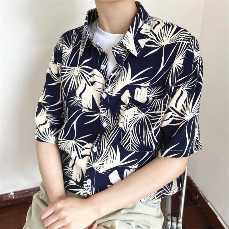 Men's Casual Shirts Legible Summer Hawaii Short Sleeve Men Loose Turn Down Collar Floral Man, Zang qing
Men's Casual Shirts Legible Summer Hawaii Short Sleeve Men Loose Turn Down Collar Floral Man, Zang qing