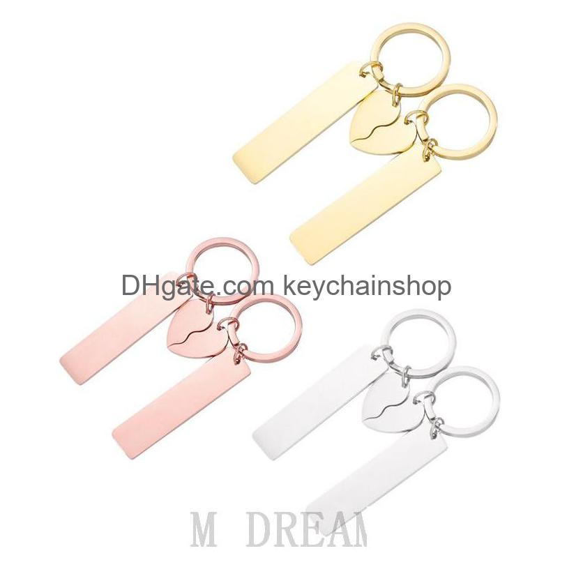 Key Rings Personalized Couple Keychain Stainless Steel Spliter Heart Ring Valentines Day Gift Drop Delivery Jewelry Dh0Jm
Key Rings Personalized Couple Keychain Stainless Steel Spliter Heart Ring Valentines Day Gift Drop Delivery Jewelry Dh0Jm